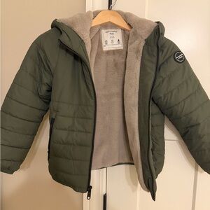 Abercrombie & Fitch Kids Forest Green Puffer Jacket